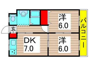 綾瀬グリーンハイツの物件間取画像